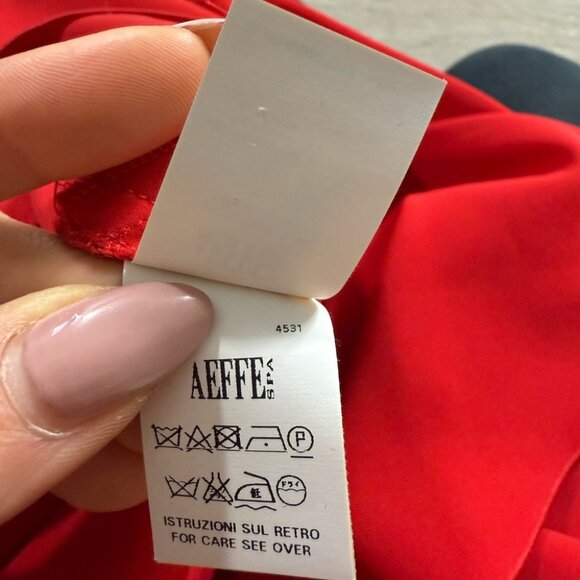 Love Moschino Elegant Red Sleeveless Midi Dress - Picture 6 of 14